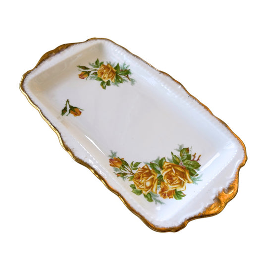 ROYAL ALBERT TEA ROSE SANDWICH SERVING TRAY