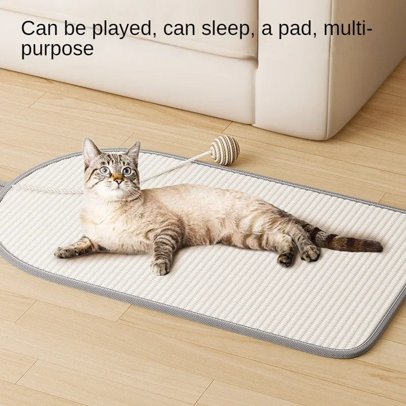 Anti Cat Scratch Sofa Protection Artifact Cat Scratch Board Pad Natural Sisal Cat Scratcher Blanket Post Mat for Protecting Fur