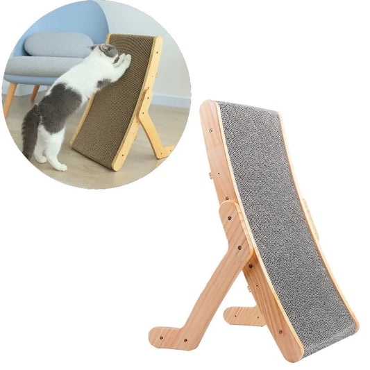 Wooden Cat Scratcher